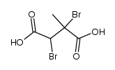 2,3-dibromo-2-methyl-succinic acid结构式