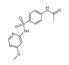 乙酰磺胺甲氧嘧啶-d4结构式