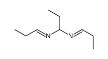 N-[1-(propylideneamino)propyl]propan-1-imine结构式