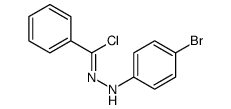 N-(4-Bromophenyl)benzenecarbohydrazonoyl chloride Structure