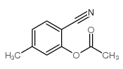 Benzonitrile, 2-(acetyloxy)-4-methyl- (9CI) Structure