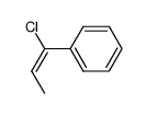 (E)-(1-Chloro-1-propenyl)benzene结构式