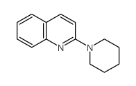 Quinoline,2-(1-piperidinyl)- Structure
