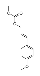 3-(4-methoxyphenyl)prop-2-enyl methyl carbonate Structure