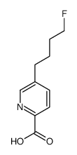 5-(4-fluorobutyl)pyridine-2-carboxylic acid Structure
