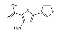 4-amino-[2,3'-bithiophene]-5-carboxylic acid结构式