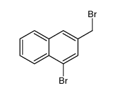1-溴-3-(溴甲基)萘结构式