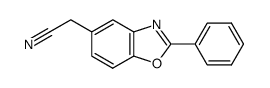(2-phenyl-benzooxazol-5-yl)-acetonitrile结构式