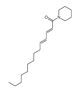 1-piperidin-1-yltetradeca-2,4-dien-1-one Structure