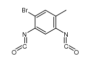 6-bromo-4-methyl-1,3-phenylene diisocyanate Structure