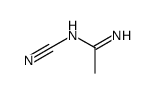 N'-cyanoethanimidamide Structure