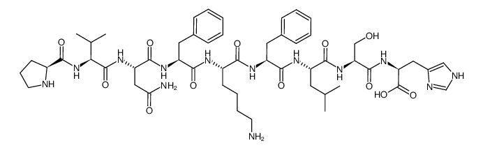 Hemopressin(rat) structure