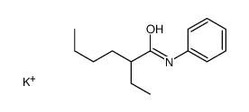 potassium 2-ethyl-N-phenylhexanamidate结构式