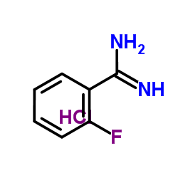 2-Fluorobenzimidamide hydrochloride structure