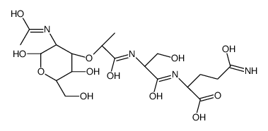N-acetylmuramyl-serylisoglutamine Structure