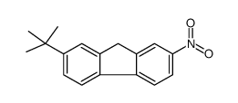 7-TERTBUTYL-2-NITROFLUORENE Structure