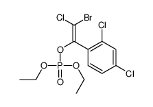 [(Z)-2-bromo-2-chloro-1-(2,4-dichlorophenyl)ethenyl] diethyl phosphate Structure