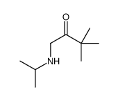 3,3-dimethyl-1-(propan-2-ylamino)butan-2-one结构式