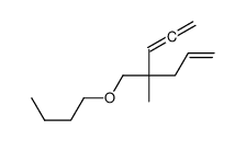 4-(butoxymethyl)-4-methylhepta-1,2,6-triene结构式