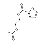 2-acetyloxyethyl furan-2-carboxylate结构式