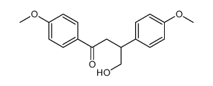 4-hydroxy-1,3-bis(4-methoxyphenyl)butan-1-one Structure