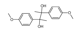 2,3-bis(4-methoxyphenyl)butane-2,3-diol结构式