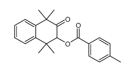 4-Methyl-benzoic acid 1,1,4,4-tetramethyl-3-oxo-1,2,3,4-tetrahydro-naphthalen-2-yl ester Structure