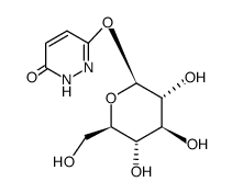 maleic hydrazide-O-β-D-glucoside结构式