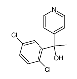 1-(2,5-dichloro-phenyl)-1-pyridin-4-yl-ethanol结构式