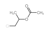 2-Propanol, 1-chloro-,2-acetate Structure