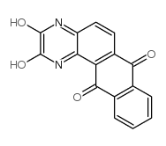 2,3-dihydroxy-naphth[2,3-f]quinoxaline-7,12-dione结构式