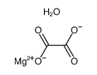 magnesium oxalate dihydrate Structure