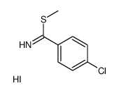 S-METHYL-P-CHLOROISOTHIOBENZAMIDE HYDROIODIDE结构式