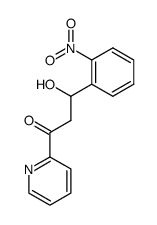 3-(2-nitrophenyl)-3-hydroxy-1-(2-pyridyl)-1-propanone结构式