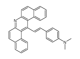 14-[p-(Dimethylamino)styryl]dibenz[a,j]acridine Structure