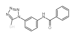 N-[3-(2,5-二氢-5-硫代-1H-四唑-1-基)苯基苯甲酰胺结构式