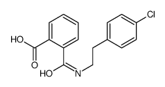 2-[2-(4-chlorophenyl)ethylcarbamoyl]benzoic acid Structure
