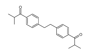 2-methyl-1-[4-[2-[4-(2-methylpropanoyl)phenyl]ethyl]phenyl]propan-1-one结构式
