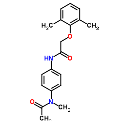 N-(4-{[(2,6-Dimethylphenoxy)acetyl]amino}phenyl)-N-methylacetamide Structure