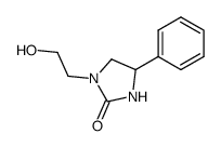 1-(2-hydroxy-ethyl)-4-phenyl-imidazolidin-2-one Structure
