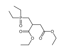 diethyl 2-(diethylphosphorylmethyl)butanedioate Structure