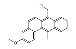 7-(chloromethyl)-3-methoxy-12-methylbenzo[a]anthracene Structure