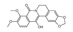 13-Hydroxy-8-oxoberberin structure