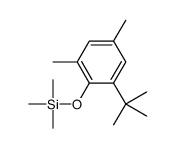 (2-tert-butyl-4,6-dimethylphenoxy)-trimethylsilane Structure