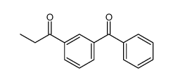 1-(3-苯甲酰苯基)-1-丙酮结构式