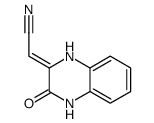 Acetonitrile, (3,4-dihydro-3-oxo-2(1H)-quinoxalinylidene)- (9CI)结构式