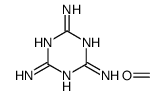 1,3,5-三嗪-2,4,6-三胺与丁基化甲醛的聚合物结构式