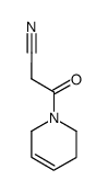 N-cyanoacetyl-1,2,3,6-tetrahydropyridine结构式
