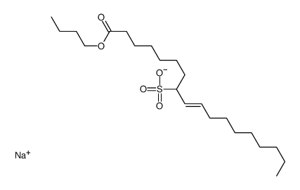 sodium butyl 8-sulphonatooleate Structure