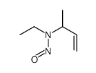 N-but-3-en-2-yl-N-ethylnitrous amide Structure